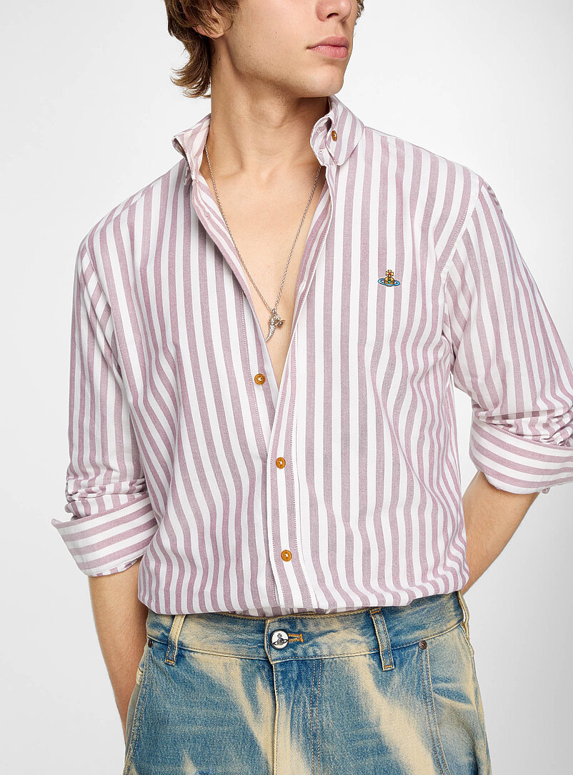 Krall striped Oxford shirt product image (primary)