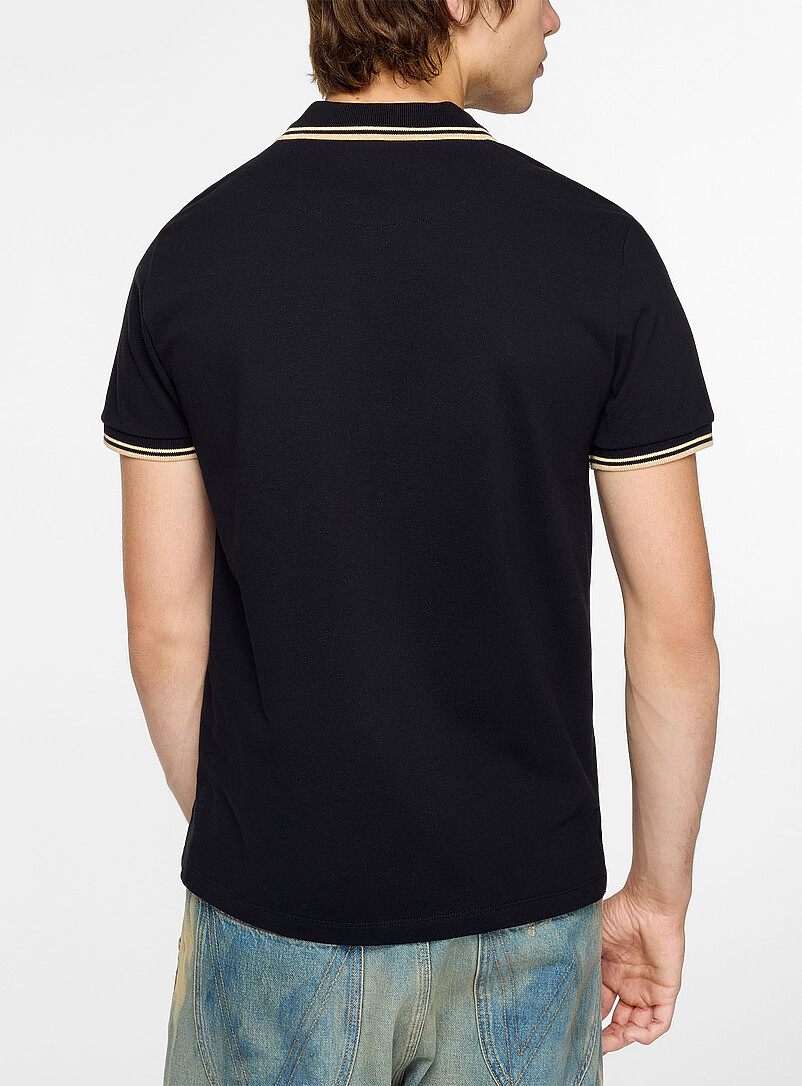 Embroidered orb piqué polo shirt product image 3