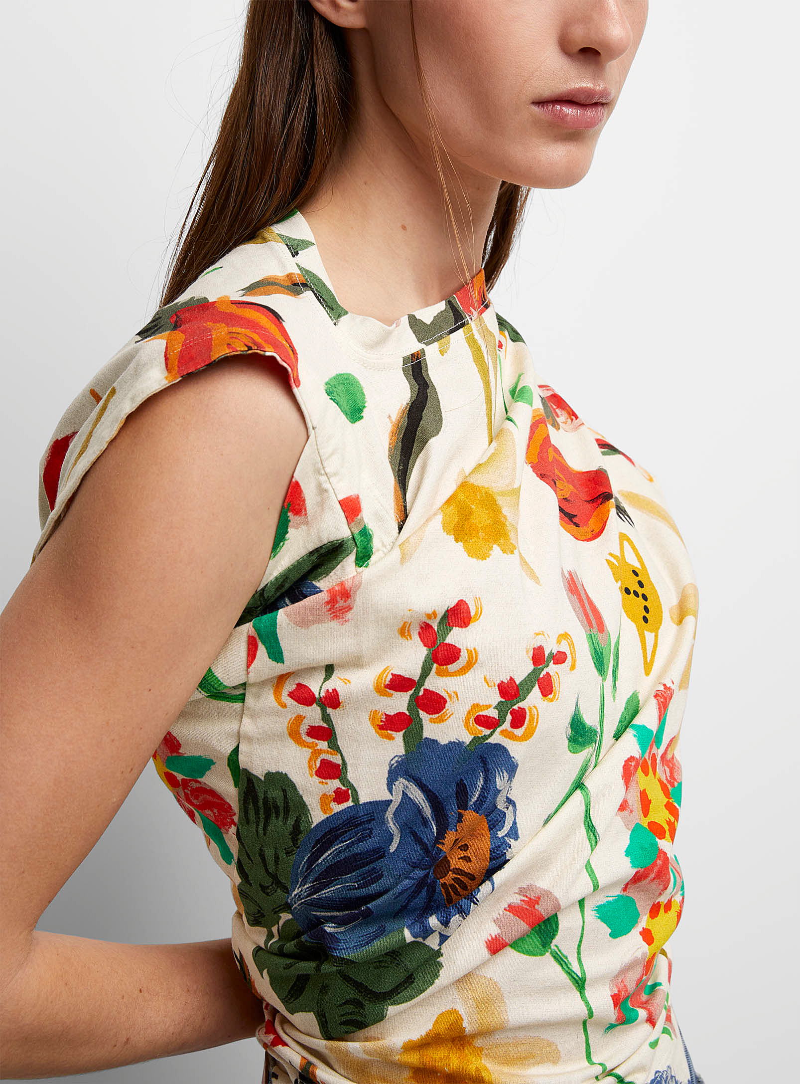 Vivienne Westwood - Le t-shirt Hebo fleurs peintes