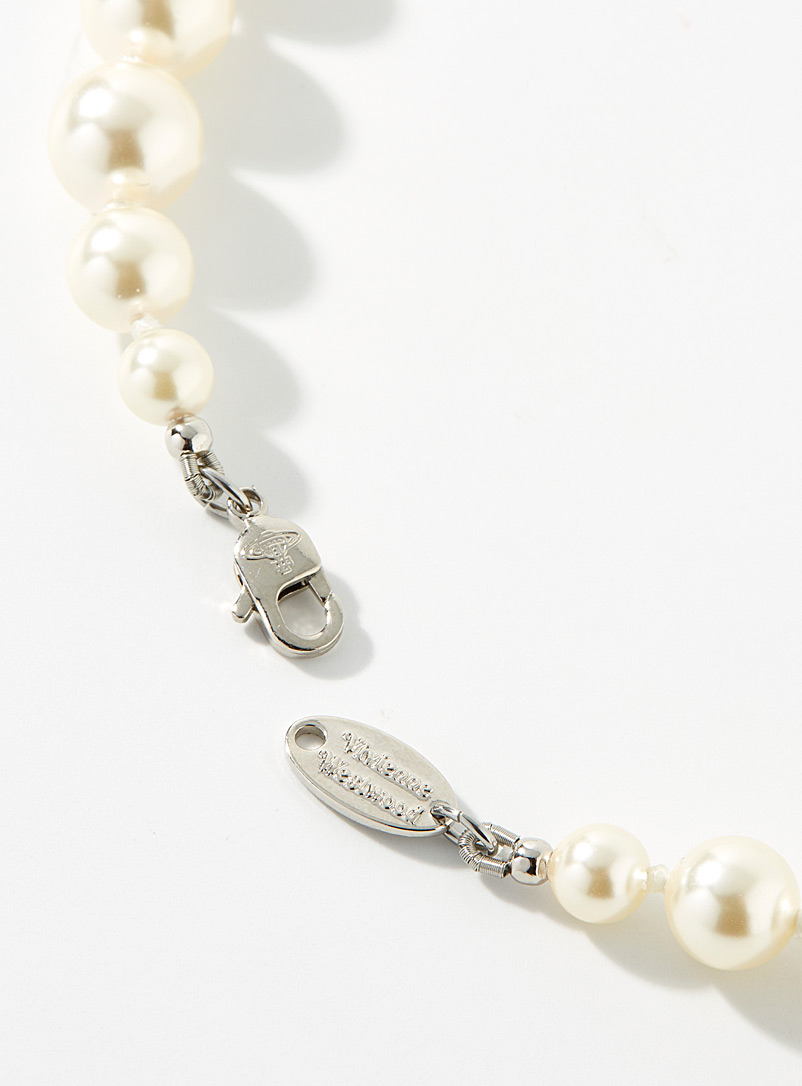 Crystals and pearls orb choker product image 3