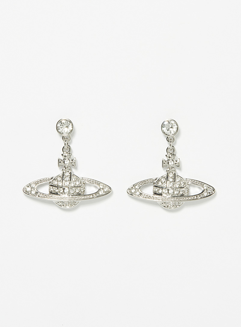 Long mini bas relief earrings product image (primary)