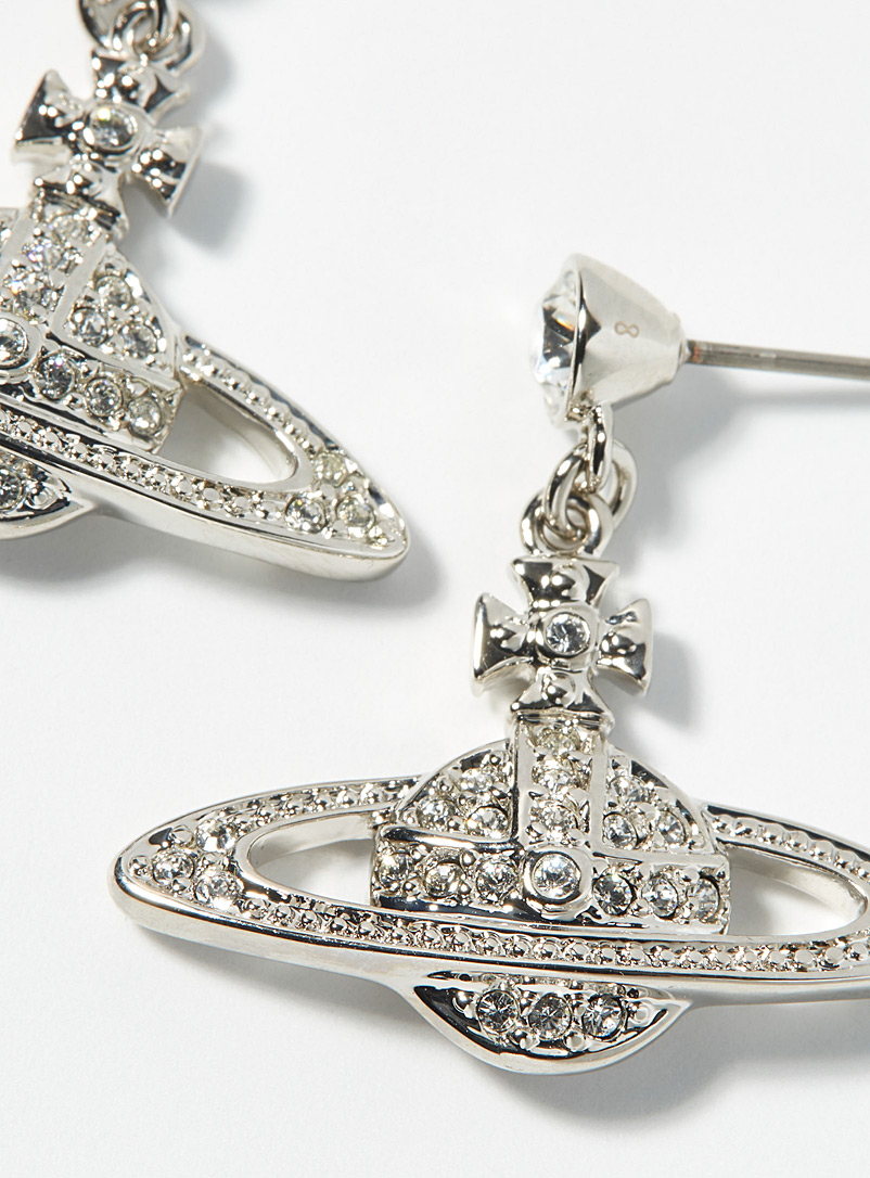 Long mini bas relief earrings product image 2