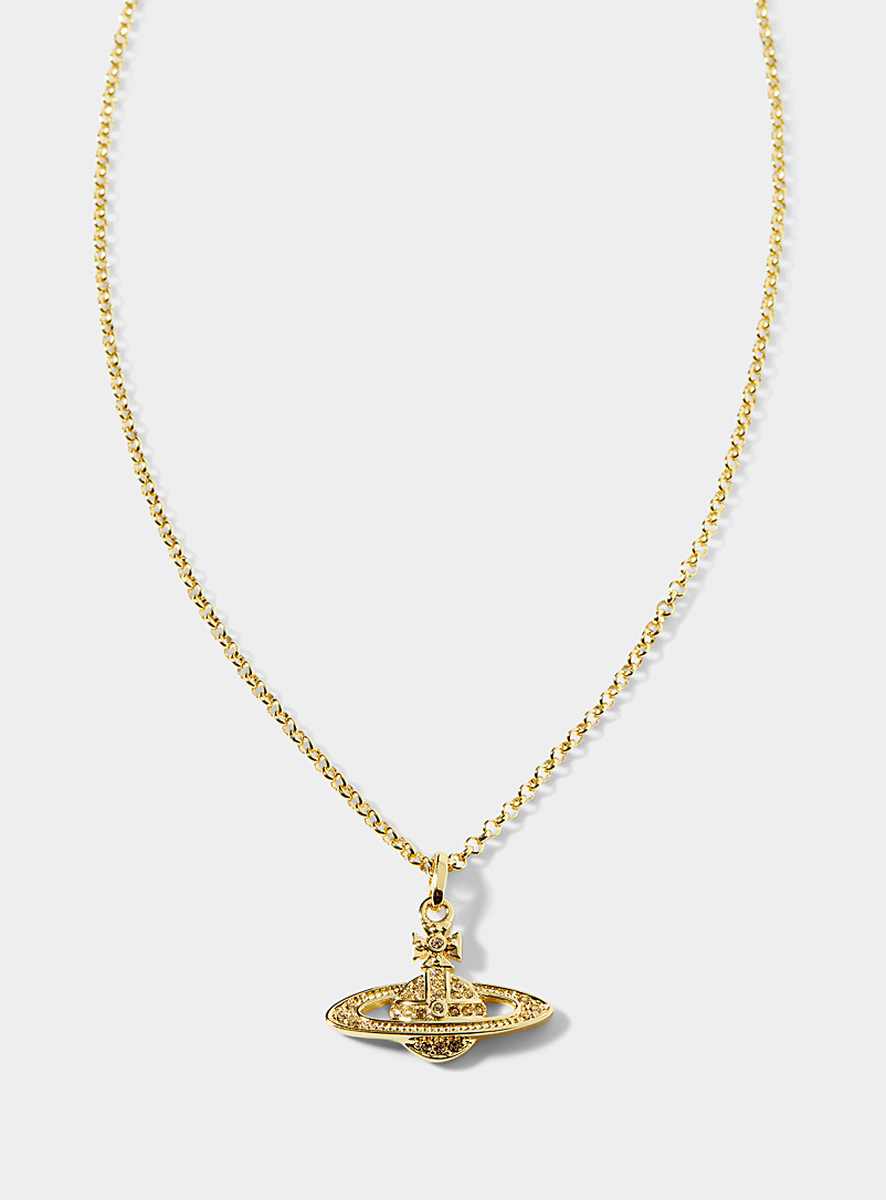 Mini bas relief pendant necklace product image (primary)