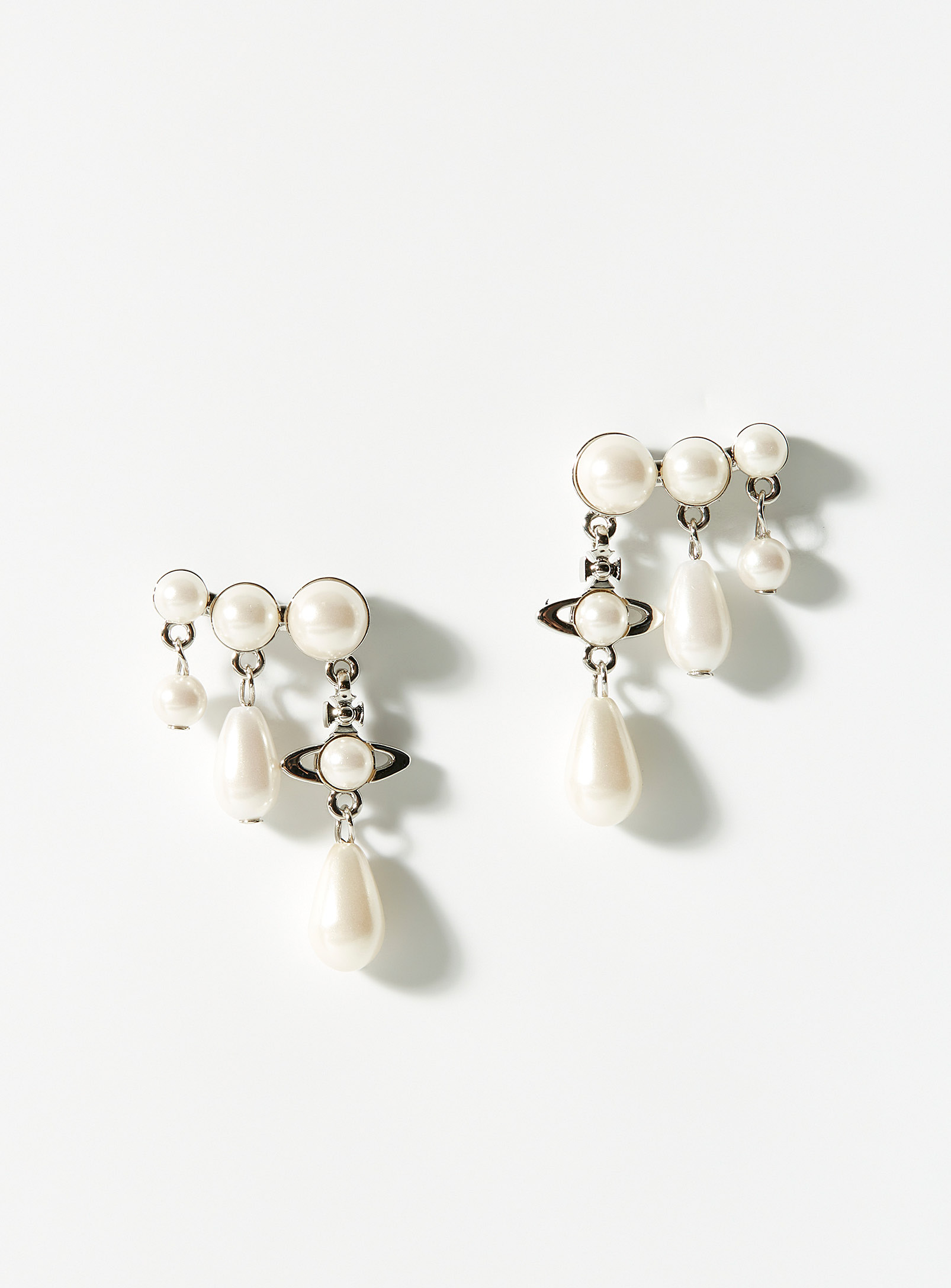 Vivienne Westwood Marybeth Earrings In Silver