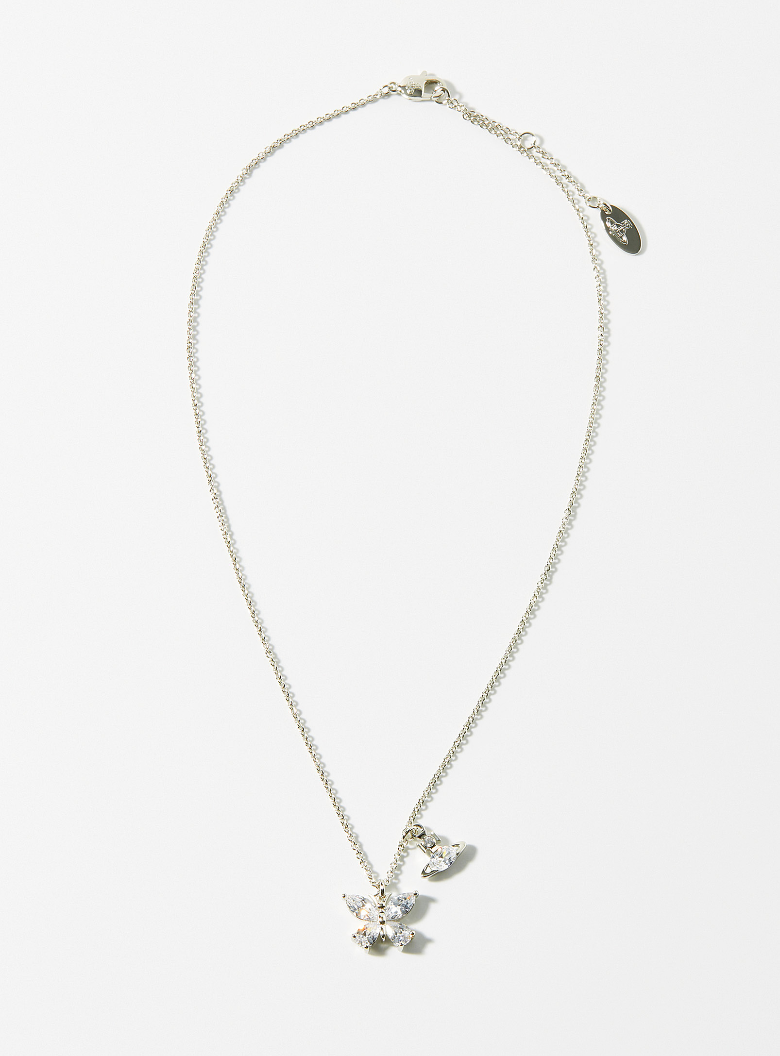 Vivienne Westwood Elianne Pendant Necklace In Metallic