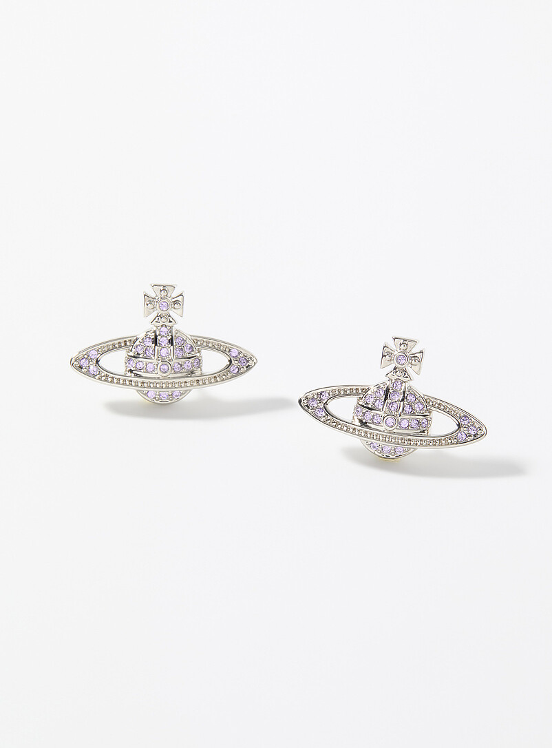 Orb And Crystals Earrings