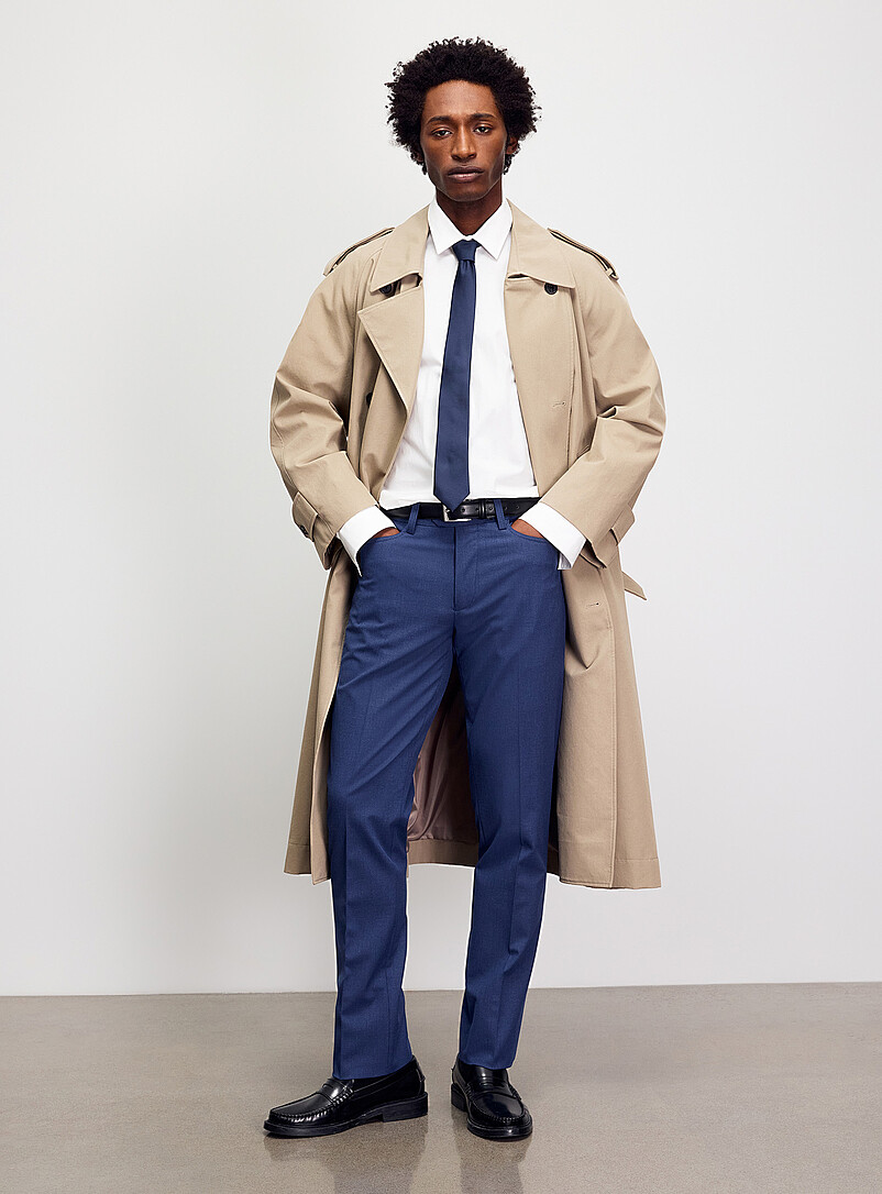 Monochrome Stretch Pant Straight Fit