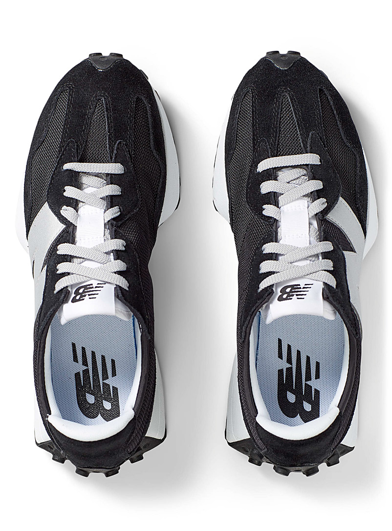 New Balance Black and White Black and white 327v1 sneakers Men for men