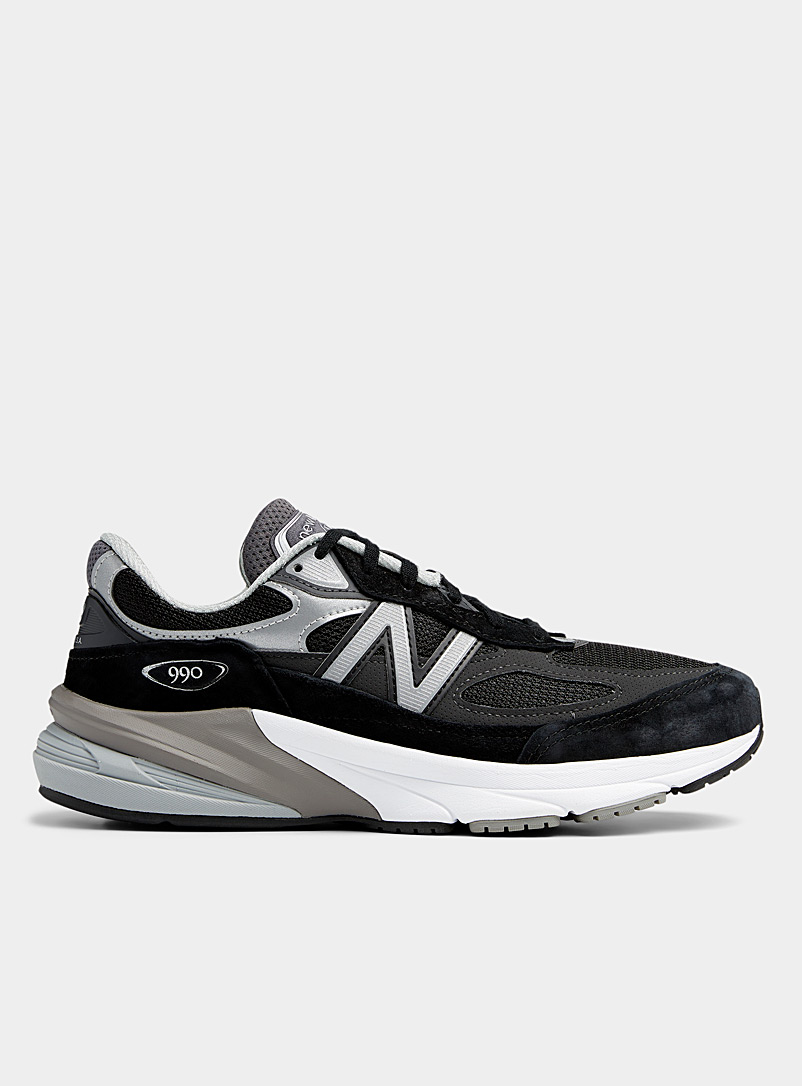 New Balance: Le sneaker MADE in USA 990v6 noir et blanc Homme Noir pour homme