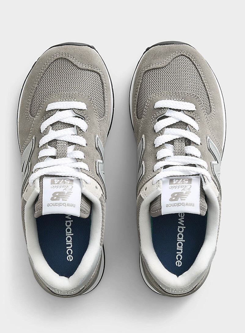 New Balance: Le sneaker 574 Core Femme Gris p&acirc;le pour femme