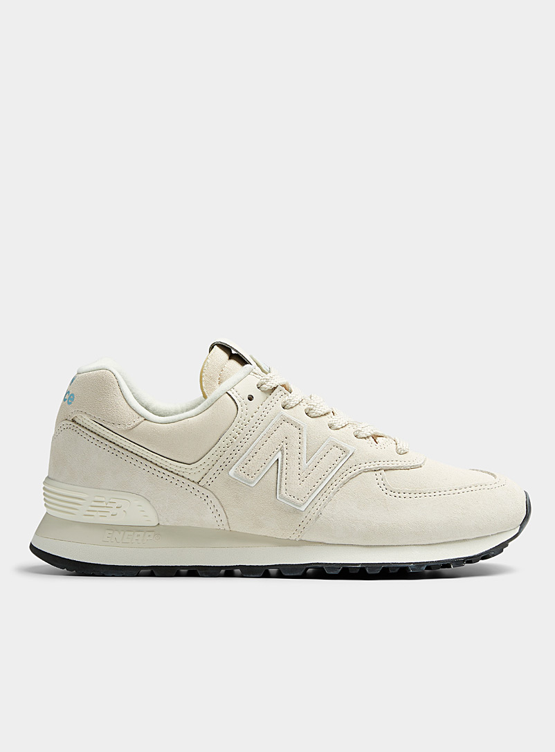 New Balance Tan Suede and mesh 574 sneakers Women for women