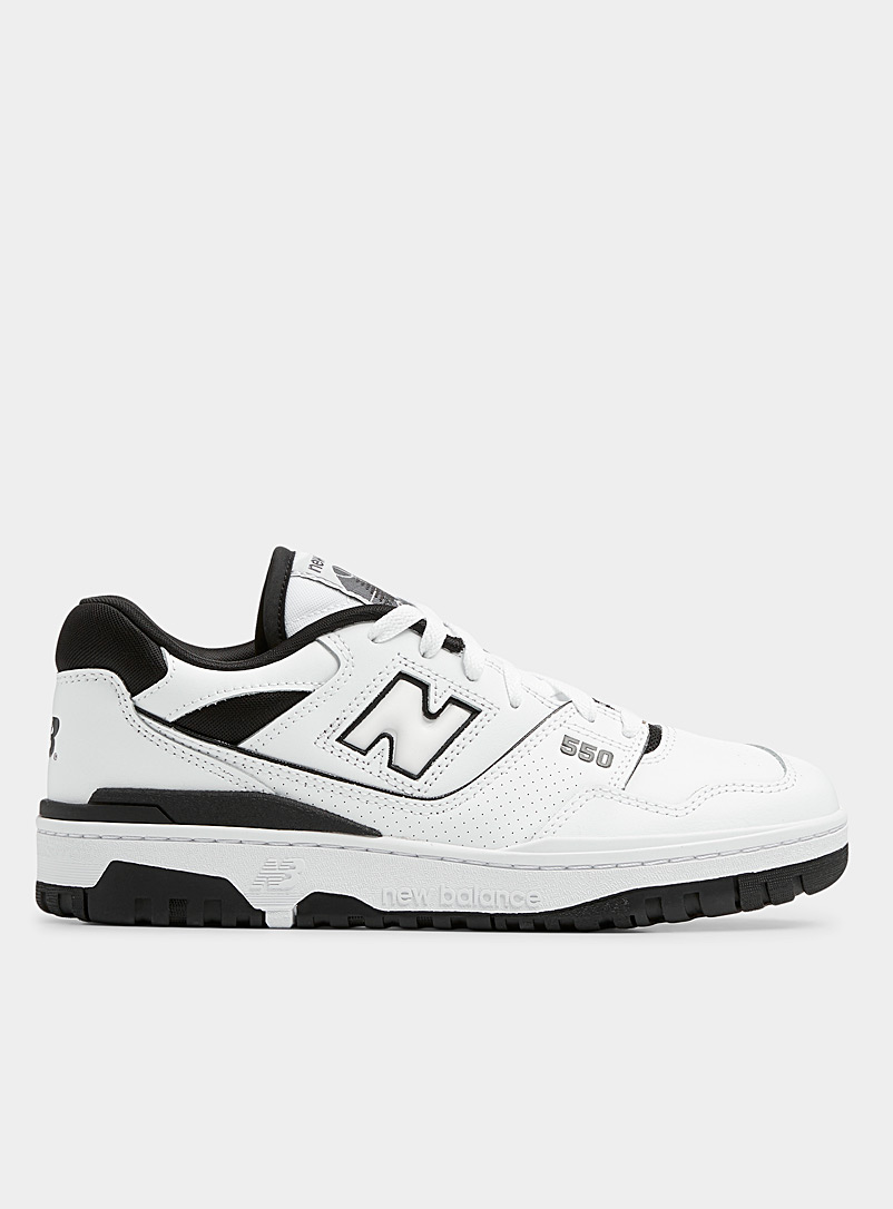 New Balance: Le sneaker 550 blanc et noir Homme Blanc et noir pour homme