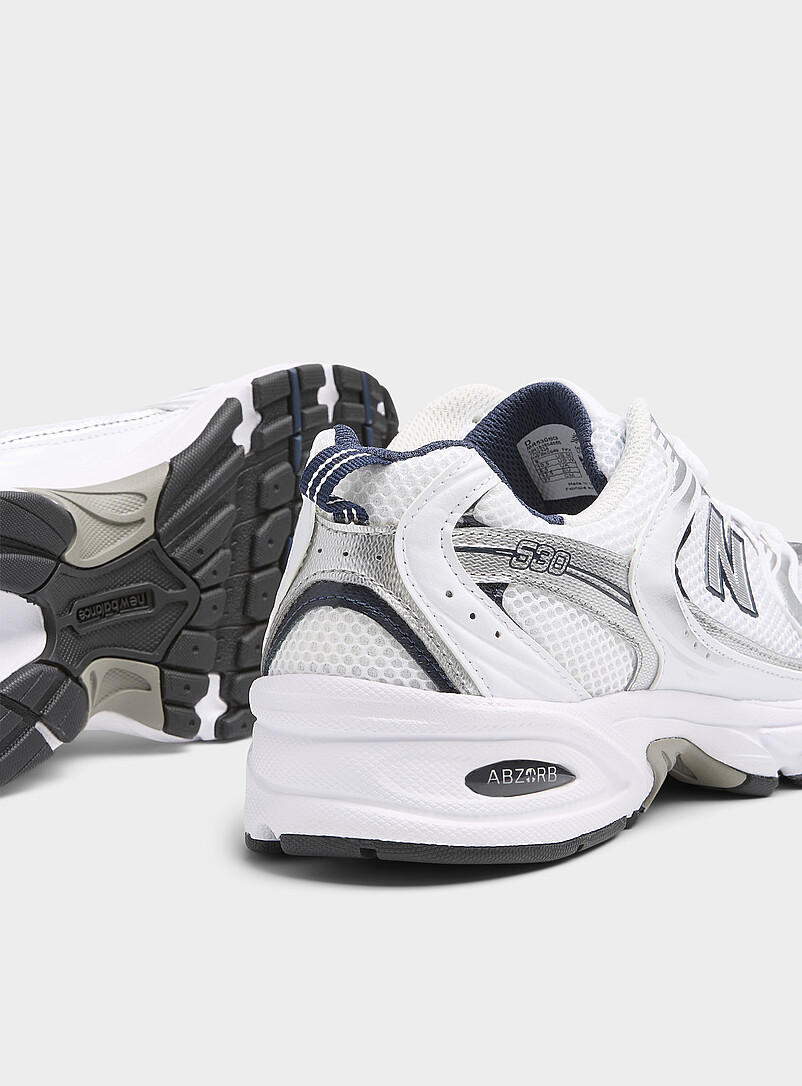 New Balance: Le sneaker 530 m&eacute;tallique Homme Blanc pour homme