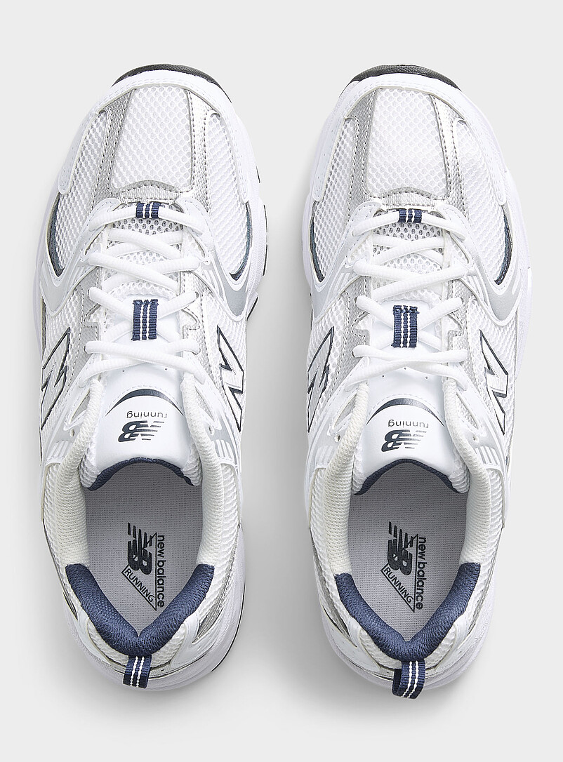 New Balance: Le sneaker 530 m&eacute;tallique Homme Blanc pour homme