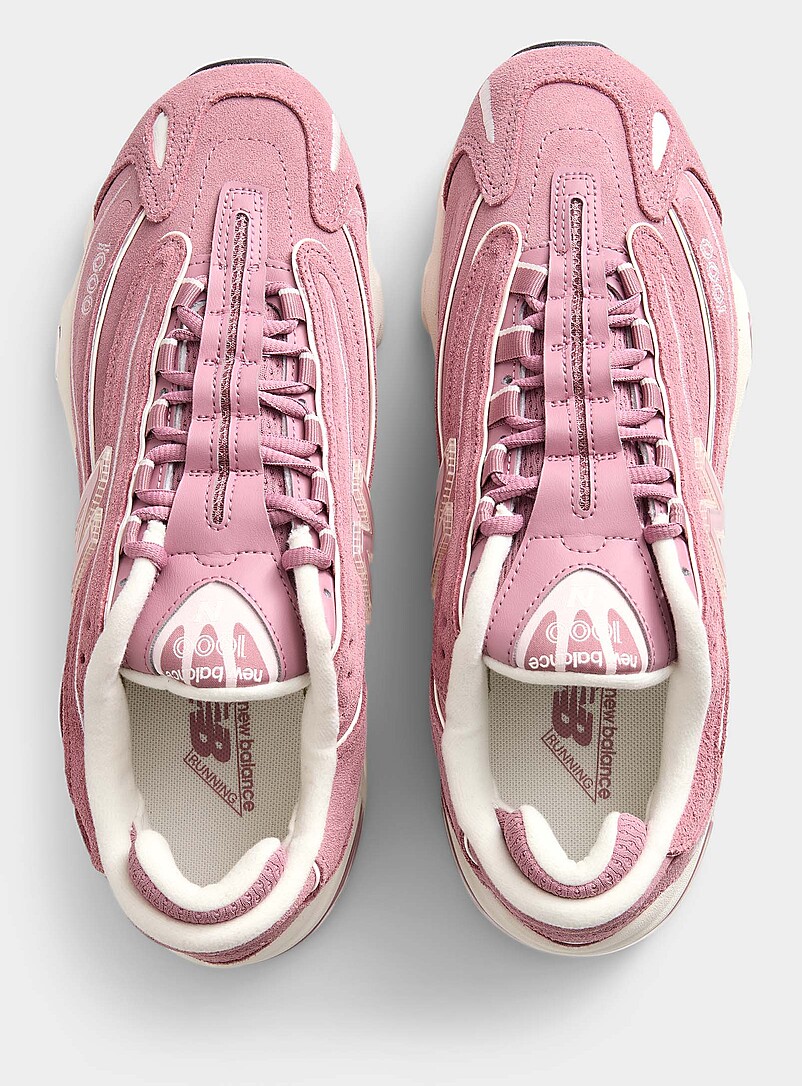New Balance: Le sneaker 1000 su&egrave;de pastel Homme Rose pour homme