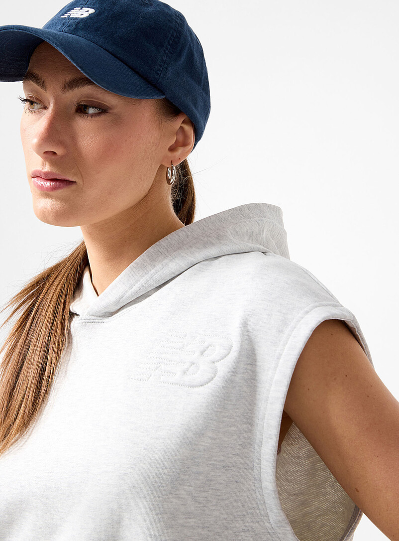 Oversized sleeveless hoodie | New Balance | Running | Simons