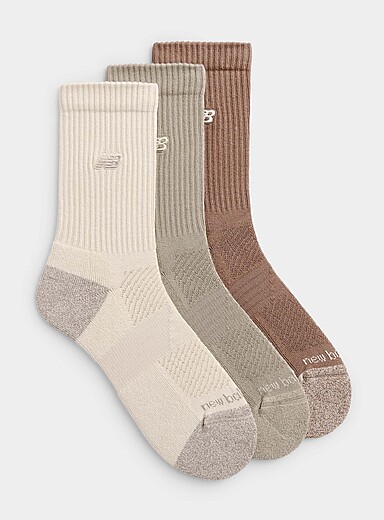 Embroidered-logo padded ribbed socks 3-pack