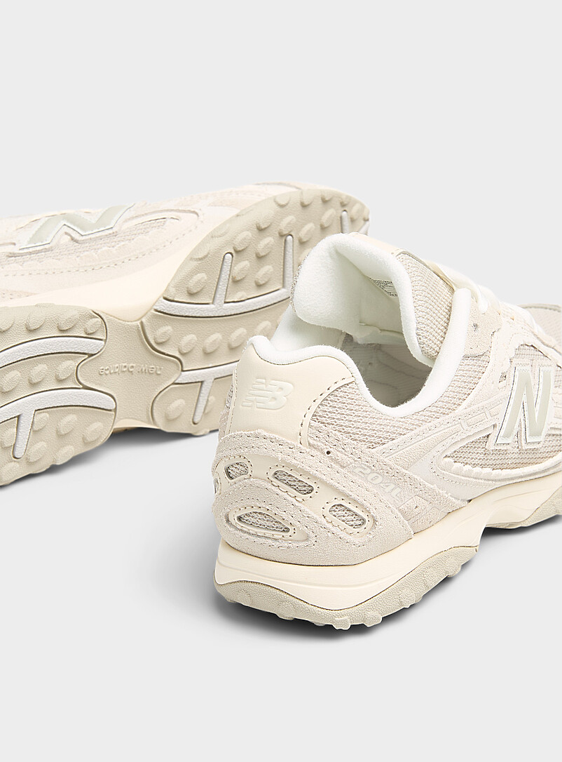 New Balance: Le sneaker 204L sel de mer et lin Femme Ivoire - Beige cr&egrave;me pour femme