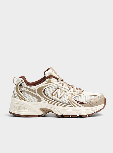 White and brown 530 sneakers Women
