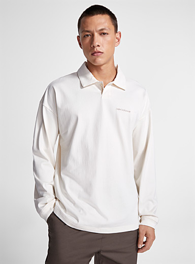 Minimalist logo polo | New Balance | Shop Men's Long Sleeve T-Shirts ...
