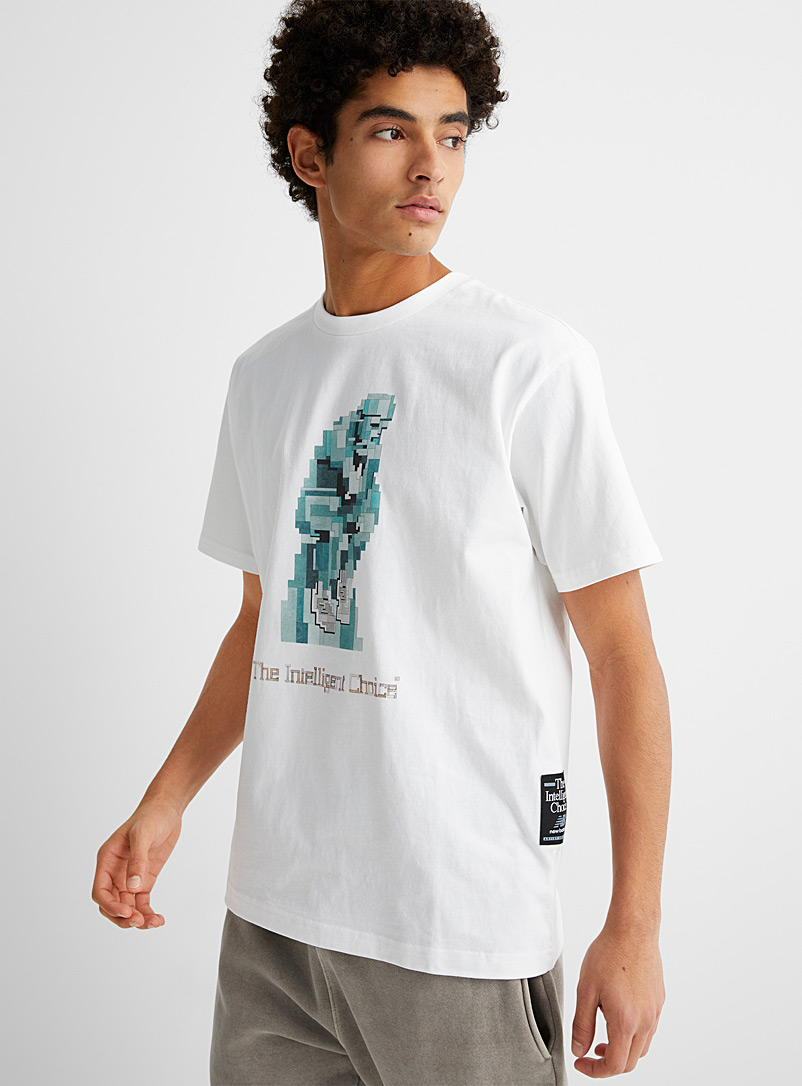 New Balance White Artist Lister T-shirt for men