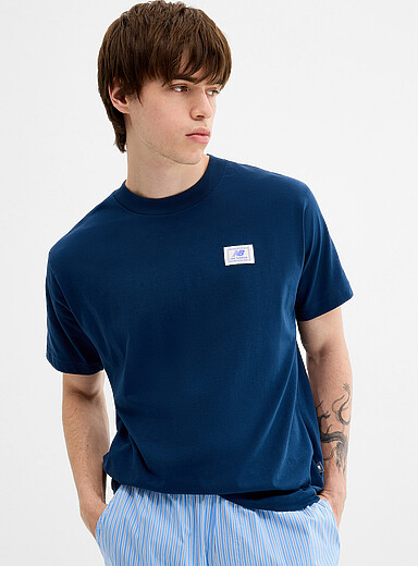 Woven label T-shirt