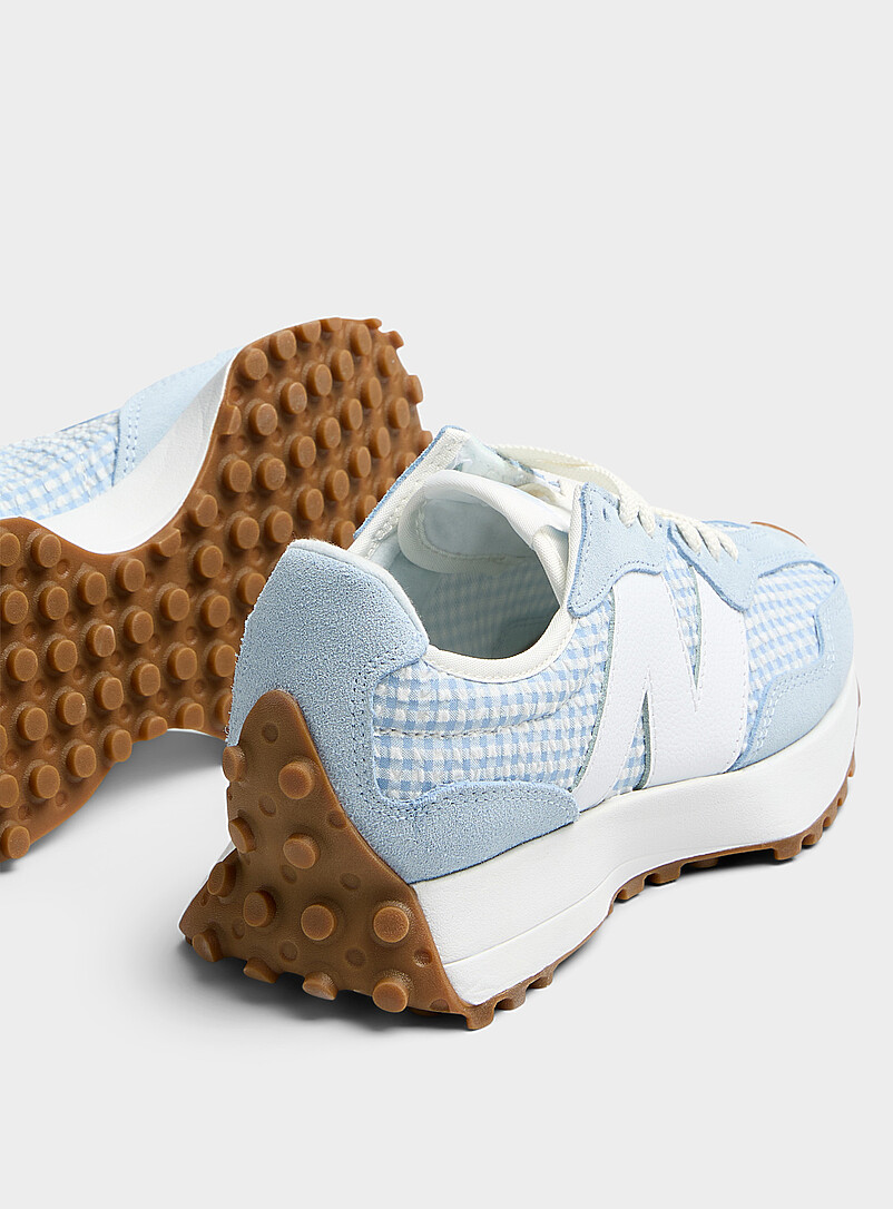 Blue gingham 327 sneakers Women product image 2