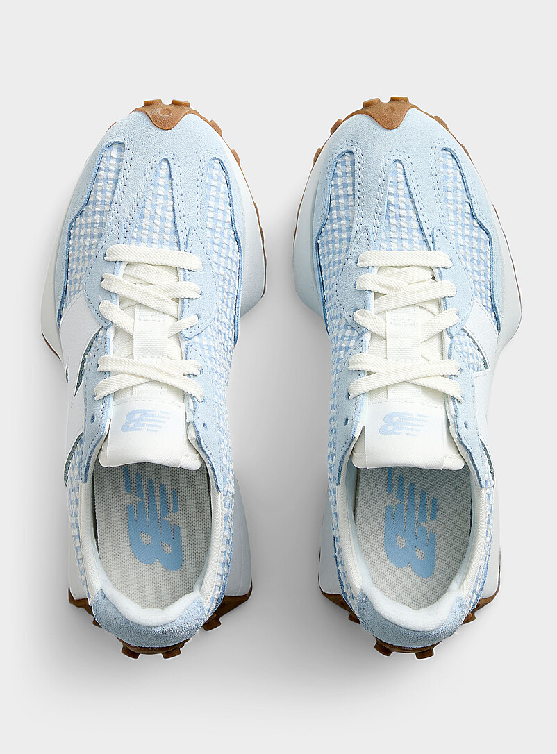 Blue gingham 327 sneakers Women product image 3