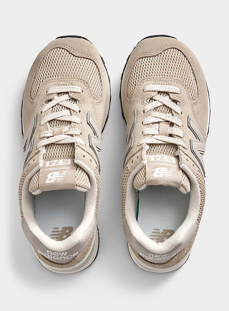 574 beige suede sneakers product image 3