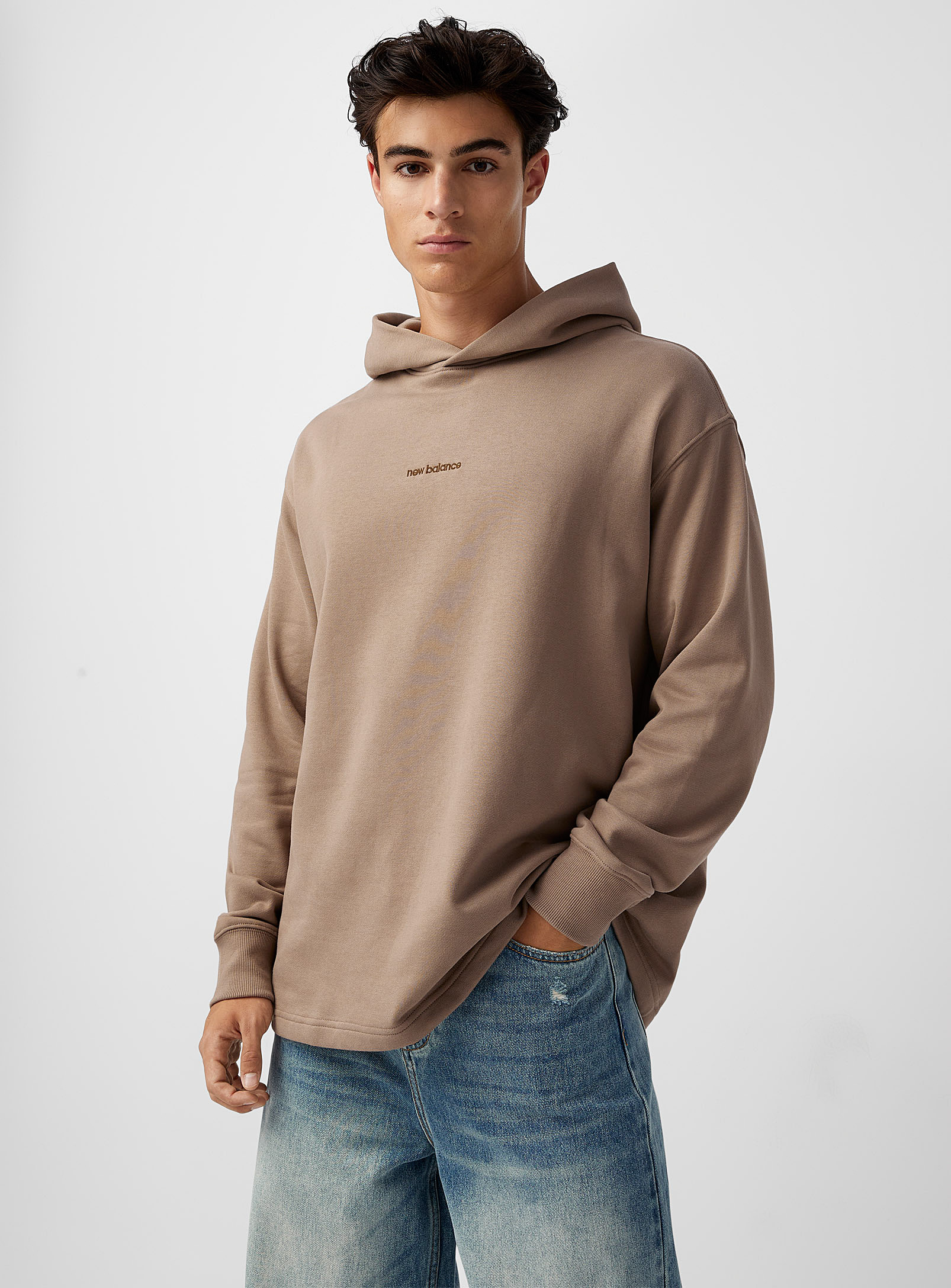 New Balance - Men's Minimalist logo hooded sweatshirt