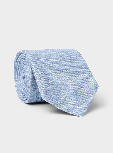 Profuomo Light Brown Soft fabric semi-plain tie for men