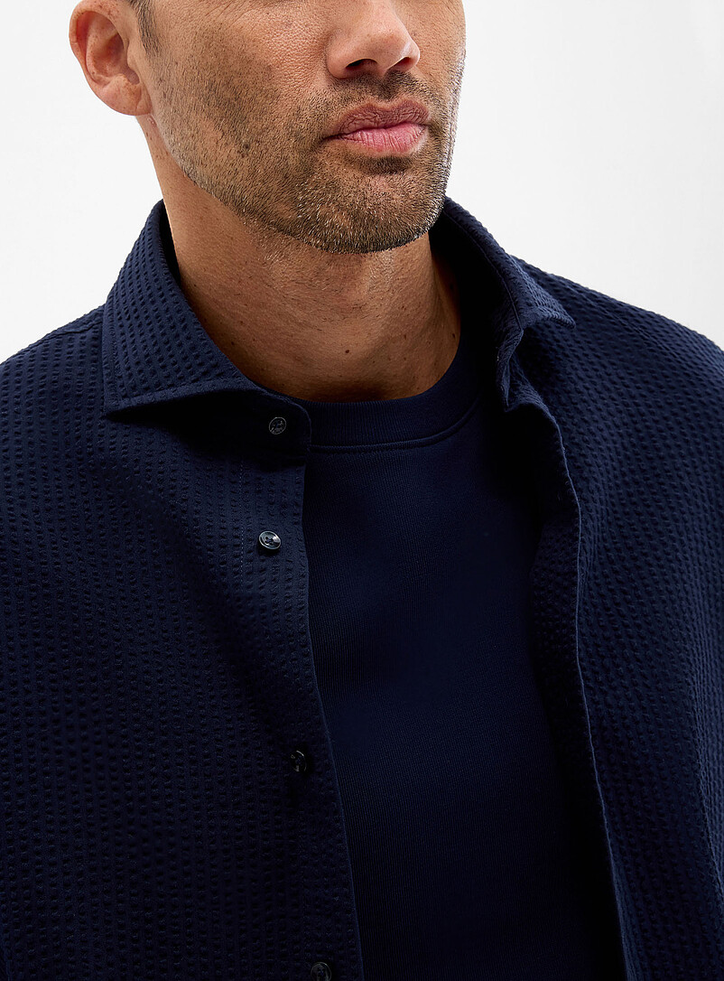 Seersucker stripe shirt Regular fit product image 2