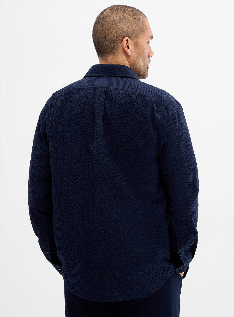 Seersucker stripe shirt Regular fit product image 3