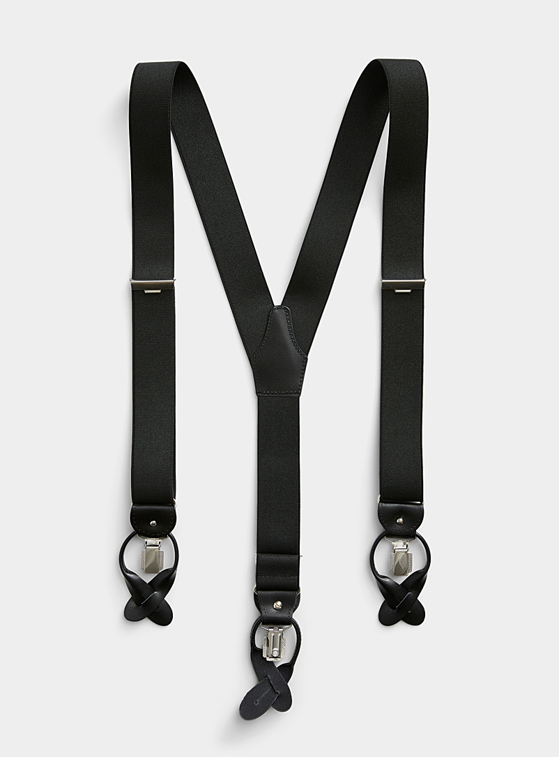 Leather-detail suspenders product image (primary)
