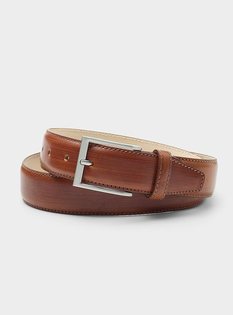 Tan leather belt product image (primary)