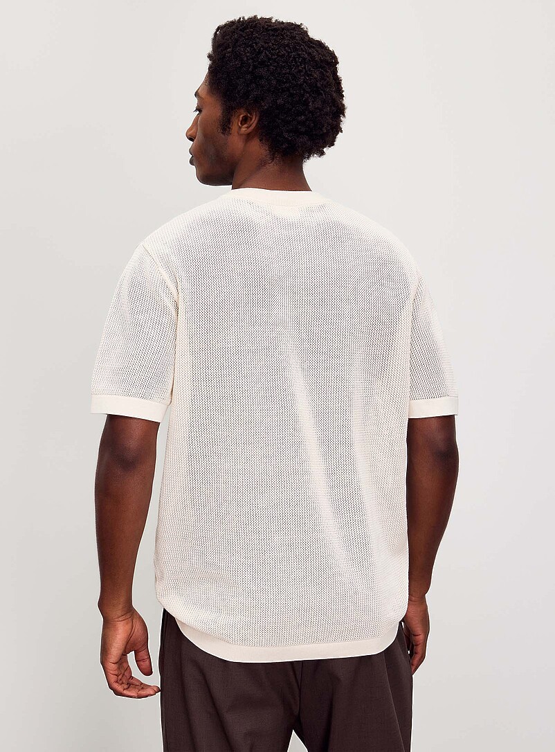 Mesh knit sweater product image 3