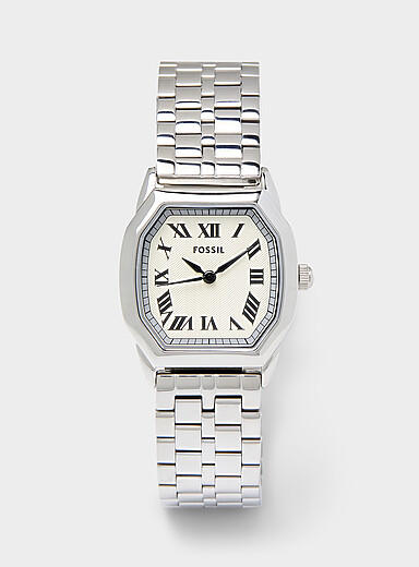 La montre Harlow cadran octogonal