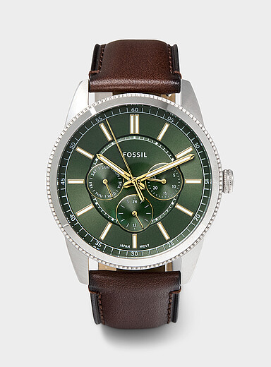 La montre Pearson cadran vert
