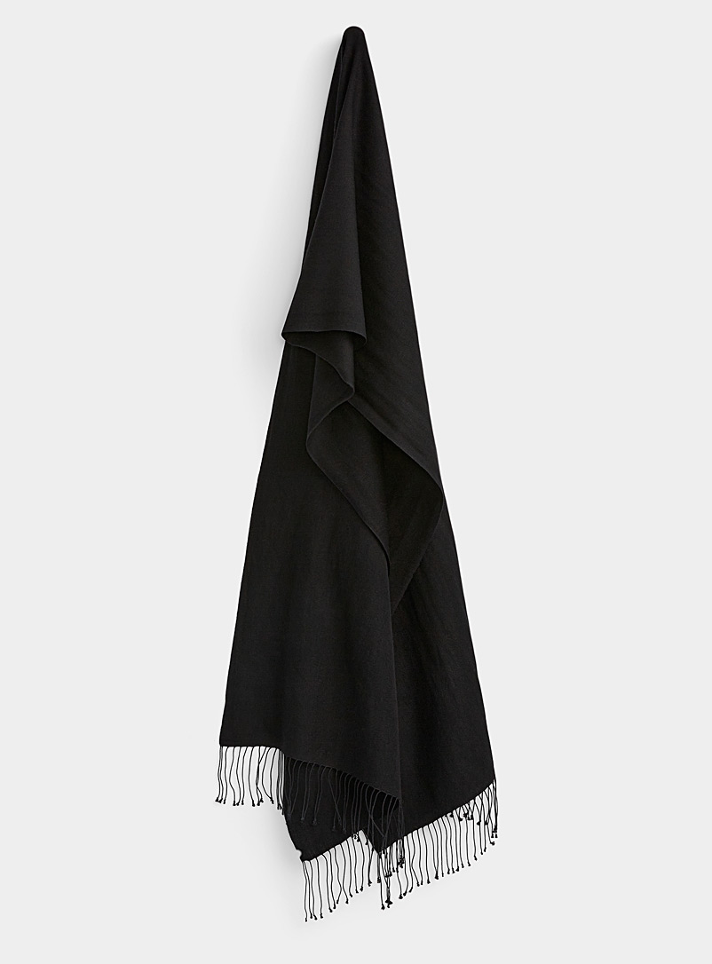 Lightweight cashmere pashmina scarf
