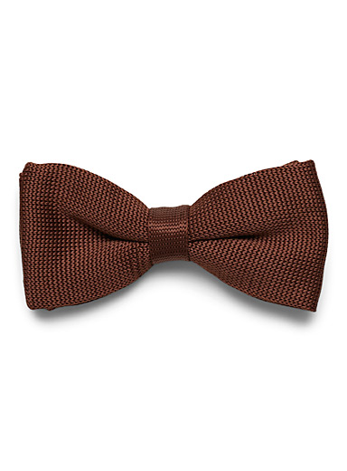 Le n&oelig;ud papillon tricot satin&eacute;