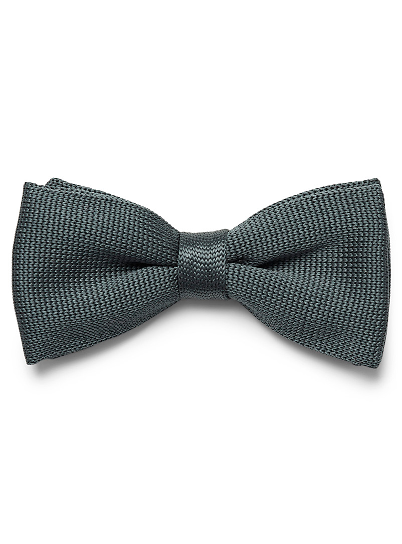 Le 31 Teal Satiny knit bow tie for men