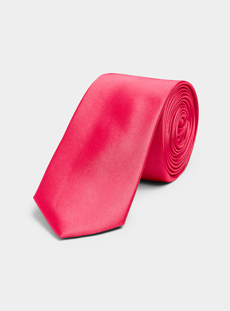 Le 31 Dusky Pink Coloured satiny tie for men
