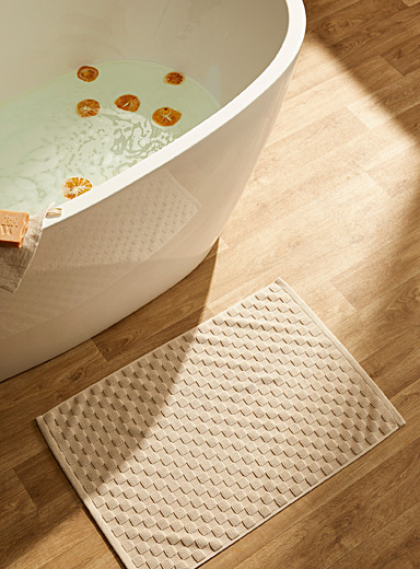 Small checkers Turkish cotton bath mat 50 x 80 cm | Simons Maison | Bath  Mats u0026 Bath Rugs | Bathroom Accessories | Simons