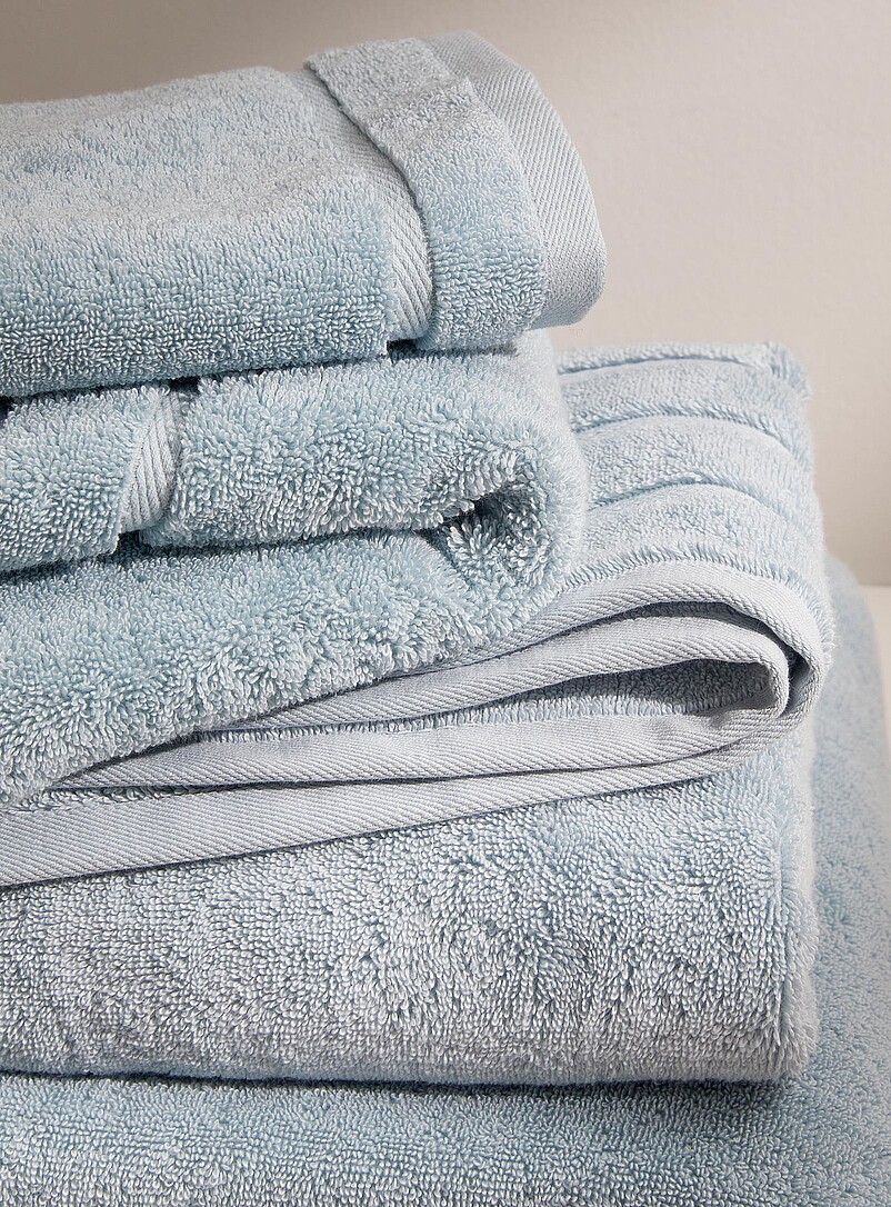 Simons Maison: Les serviettes ultradouces coton turc Bleu p&acirc;le - Bleu ciel
