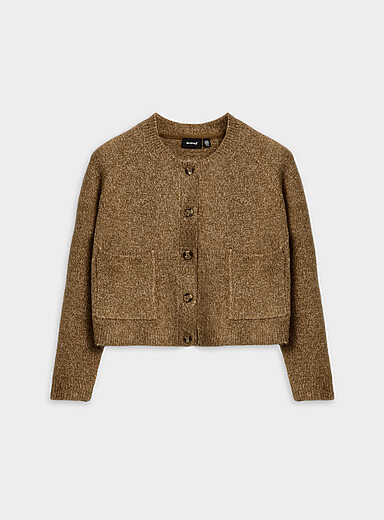 Two patch pockets cardigan