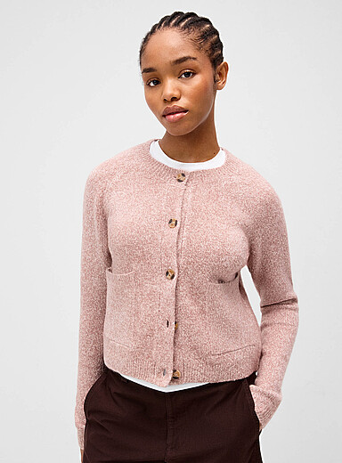 Two patch pockets cardigan