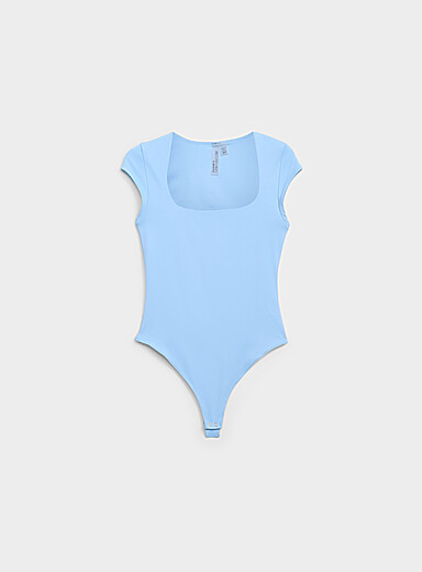 Second skin square neckline bodysuit