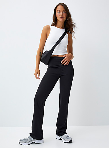 Pantalon Brillant Années 70 - Jambe Large, Bootcut - Parfait Pour Yoga, Fitness, Soirée Disco