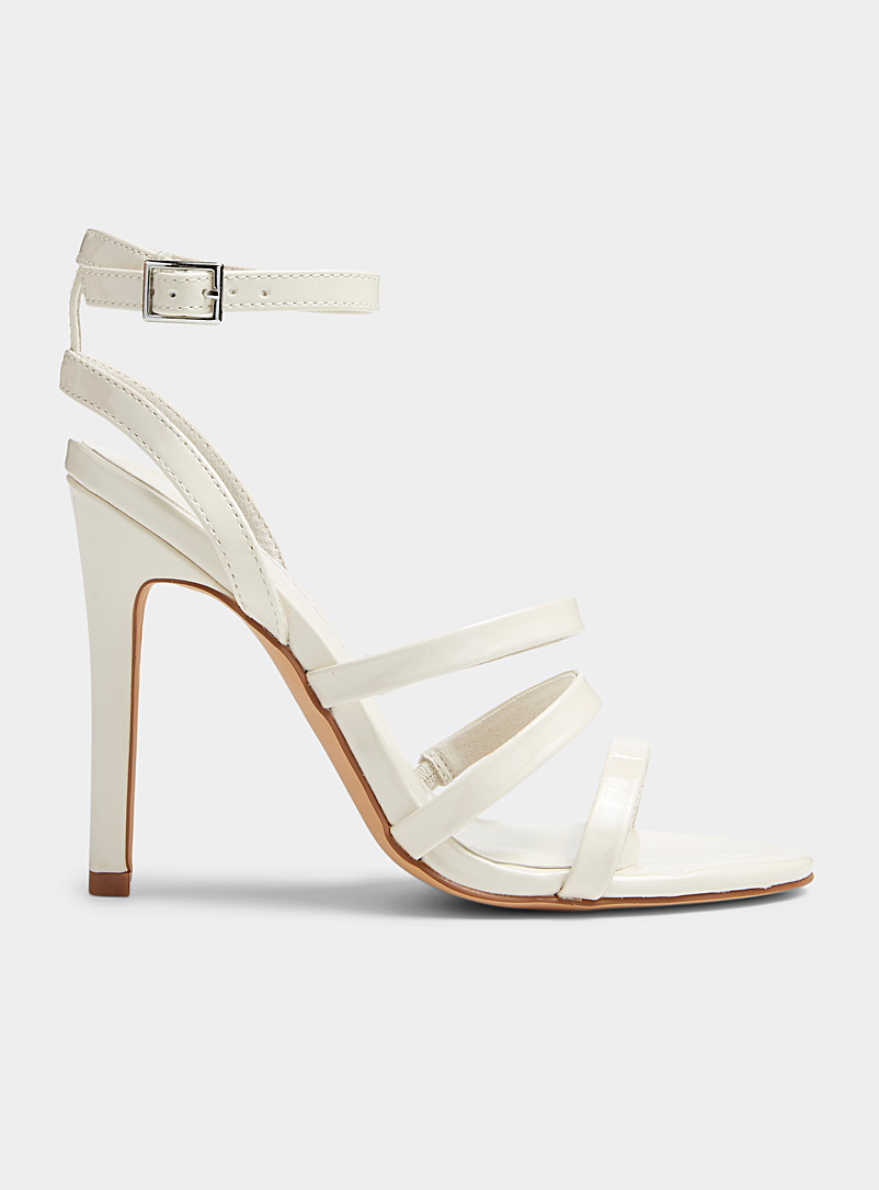 Vero Moda Ivory White Becca stiletto sandals for women