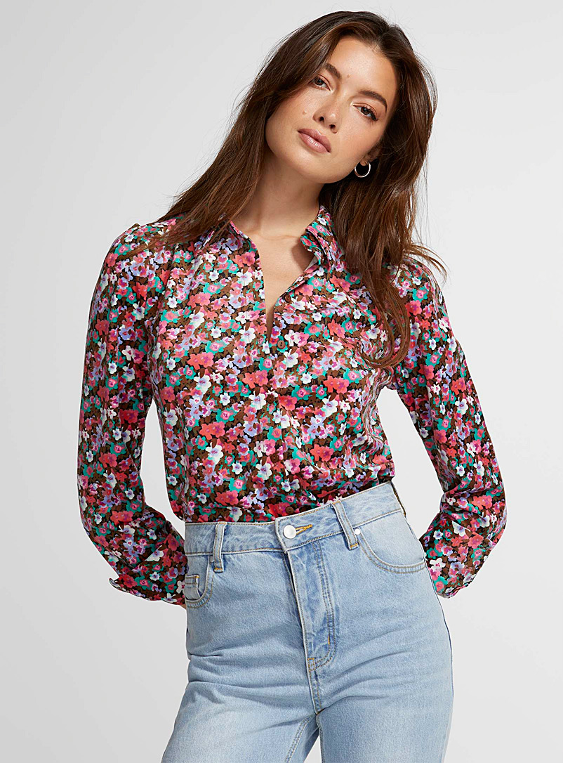 Vero Moda Assorted Full bloom corduroy shirt for women